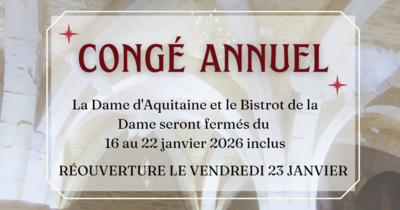 Publication Instagram Fermeture congés Café Simple Marron